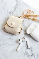 Image result for Air Pods Cases White Aesthetic Key Ring