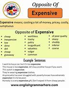 Image result for Opposite of Costly