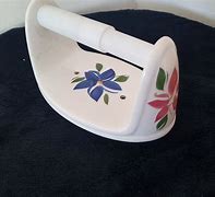 Image result for Porcelain Toilet Roll Holder