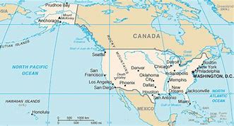Image result for Ocean Name Surrounding United States