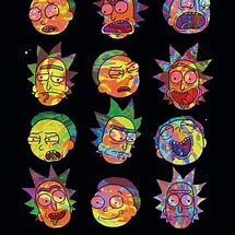 Image result for Rick N Morty Faces