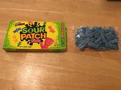 Image result for Sour Patch Kids Blue Box
