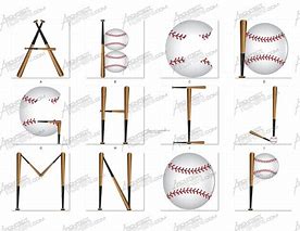 Image result for Baseball Bat Letters