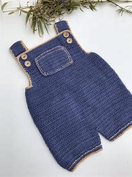 Image result for Free Crochet Baby Overalls Pattern