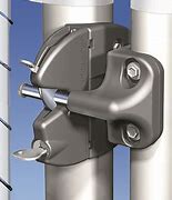 Image result for Chain Link Fence Spring Gate Latch