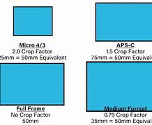 Image result for DSLR Sensor Size