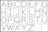 Image result for Letters Broken Line for Kids