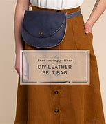 Image result for Leather Belt Bag Pattern