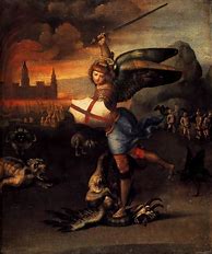 Image result for Saint Michael and the Dragon