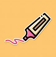 Image result for Cute Marker in Cartoon