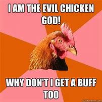 Image result for Evil Chicken Meme