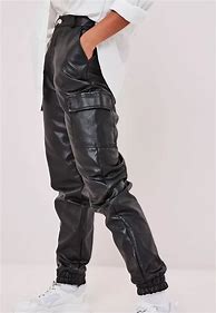 Image result for Leather Cargo Pants Men