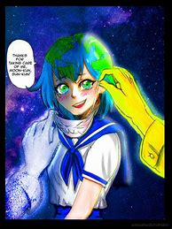 Image result for Anime Earth Girl NASA