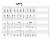 Image result for 2023 Annual Calendar Printable Free