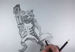 Image result for Rocket Guardians of the Galaxy Easy Drawing