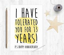 Image result for 13th Anniversary Meme