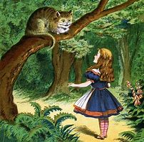 Image result for Alice and Cheshire Cat