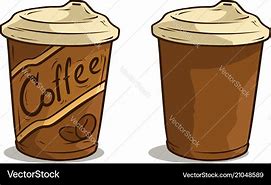 Image result for Black Coffee Cup Cartoon