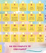 Image result for 30 Days Kindness for Kids Calendar