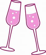 Image result for Pink Champagne Glass Vector