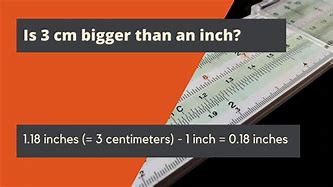 Image result for How Big Is 3 Cm in Inches