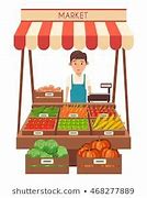 Image result for Market Stand Cartoon
