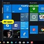 Image result for Start Menu Apps Windows 10