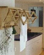 Image result for Large Wood Clothes Drying Rack