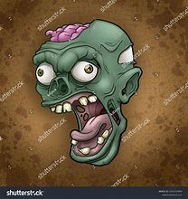 Image result for Cartoon Screaming Zombie Drawing