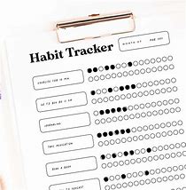 Image result for Free 30-Day Habit Tracker Printable