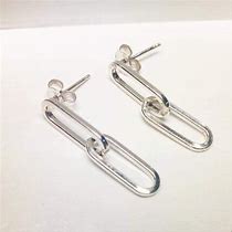 Image result for Two Tone Paper Clip Earrings