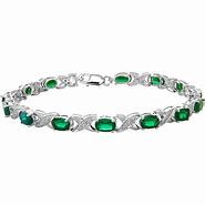 Image result for Emerald and Silver Bracelet