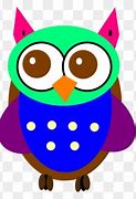 Image result for Cute Owls Cartoon Blue