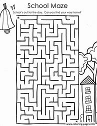 Image result for Back to School Maze Printable