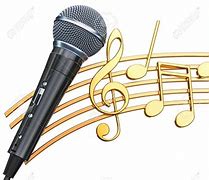 Image result for Singing Microphone Music Notes