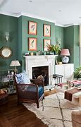 Image result for Living Room Traditional Green