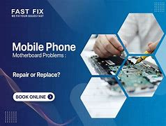 Image result for Touched Cell Phone Motherboard
