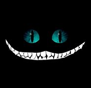 Image result for Cheshire Cat Black Background