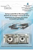 Image result for Mirror Mounting Hardware Clips