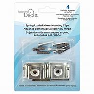 Image result for Mirror Wall Hanger Clips