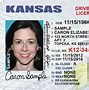 Image result for Kansas ID Template Editable