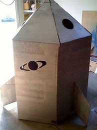 Image result for Cardboard Rocket Ship for Kids