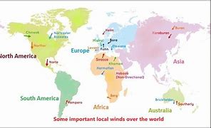 Image result for Local Winds around the World