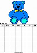 Image result for Monthly Weekly Calendar Printable
