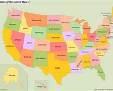 Image result for Us Map Showing States
