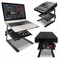 Image result for DJ Laptop Stand with Shelf Brackets