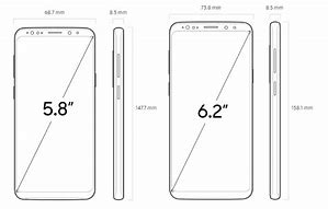 Image result for Samsung Galaxy S9 Dimensions Real