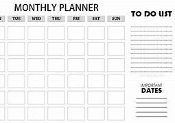 Image result for Monthly Schedule Template