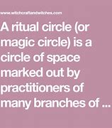 Image result for Wiccan Circle Rituals