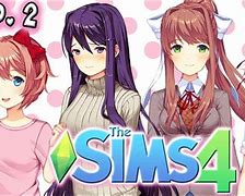 Image result for Ddlc Sims 4 CC